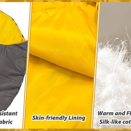 New Pet Sleeping Bag Outdoor Camping Dog Cat Nest Semi-Enclosed Waterproof Portable Winter Warm Sleeping Bag Foldable
