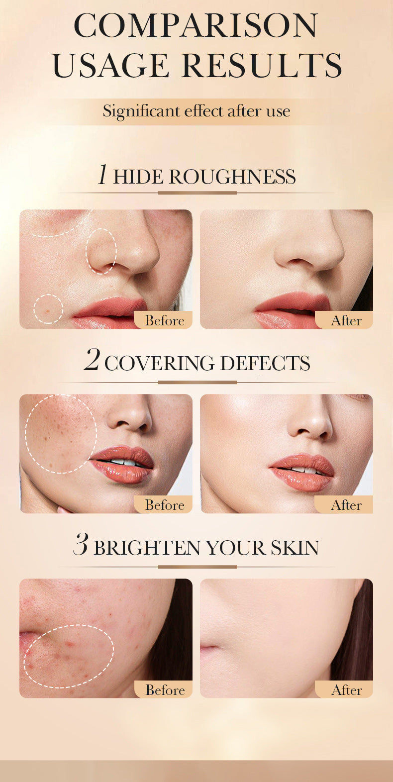 Full English Aloe Vera Long-lasting Concealer BB Frost SADOER Contouring and Shaping Makeup BB Wholesale  Foreign Trade Frost