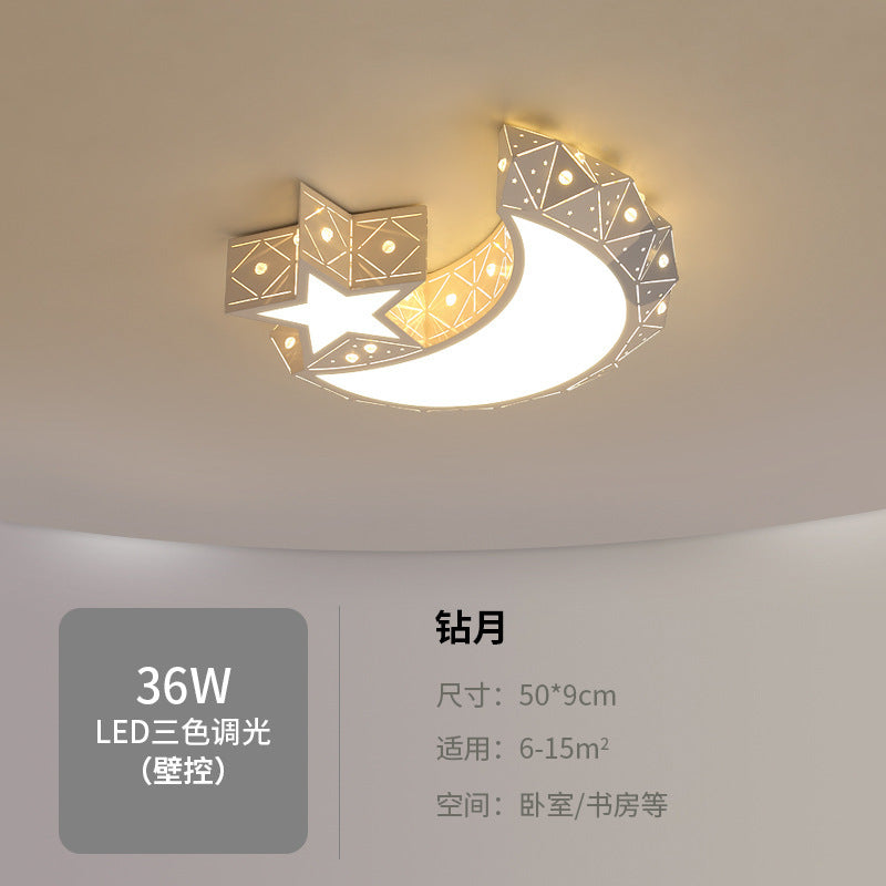 Bedroom Lamp Round Light Fixture LED Living Room Home Ceiling Light Fixture Simple Modern Cozy Romantic Creative Room Lamp