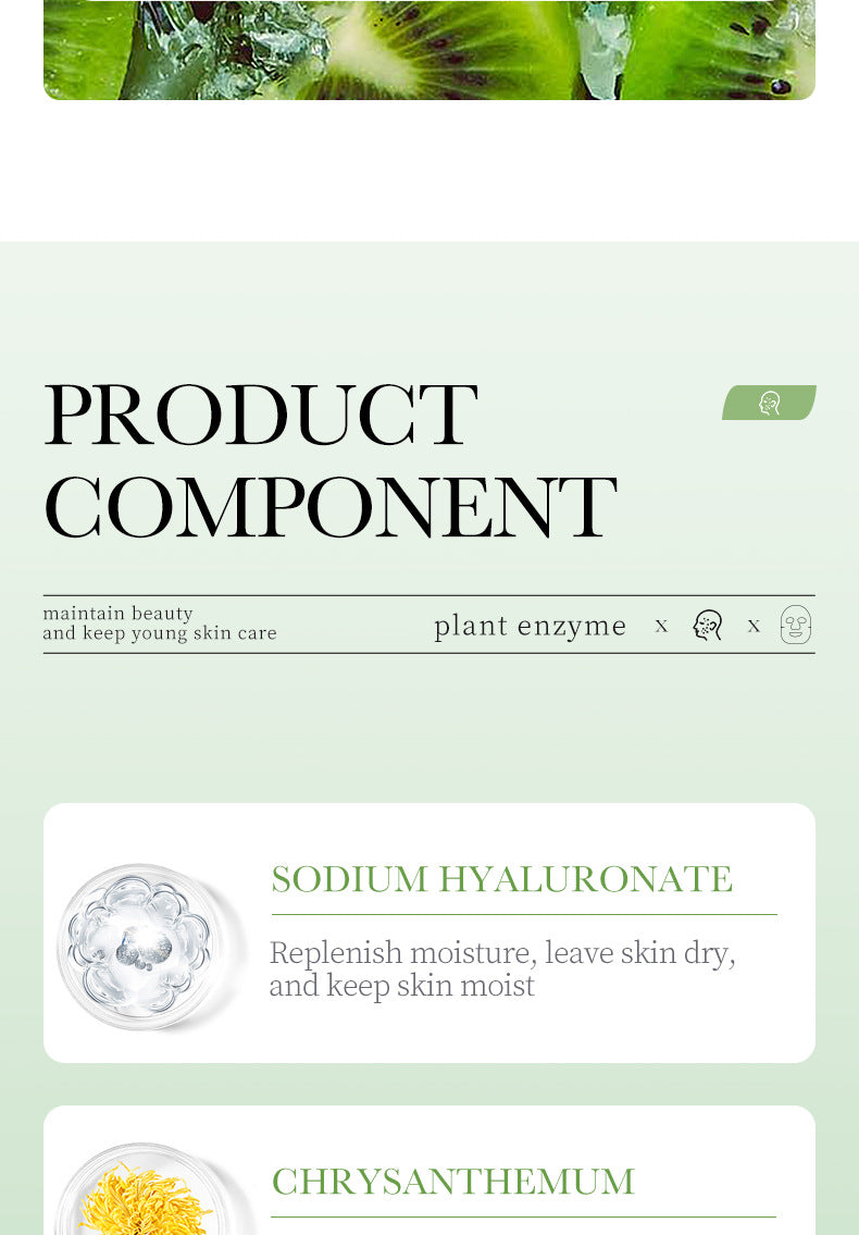 Plant Enzyme Mask25gBIOAOUA Hydrating and Moisturizing Tablets for Cross-Border Wholesale