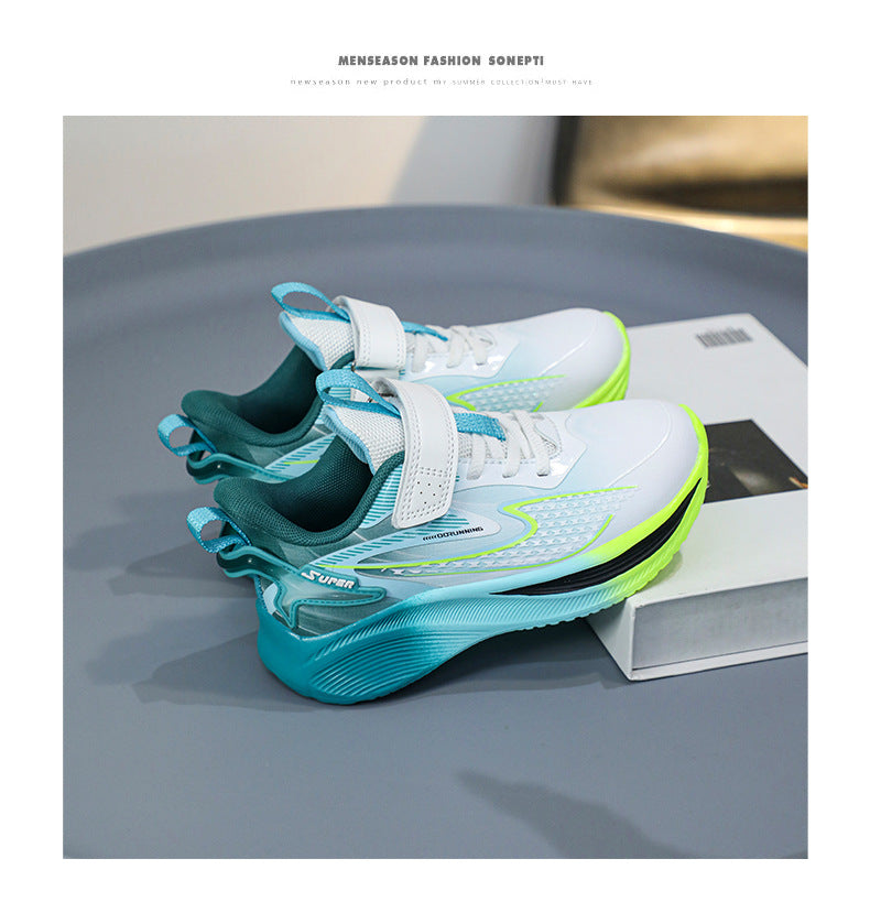 2025New Children's Shoes for Older Kids, Student Training Running Shoes, Lightweight Breathable Trendy Shoes for Boys, Girls' Youth Sports Shoes