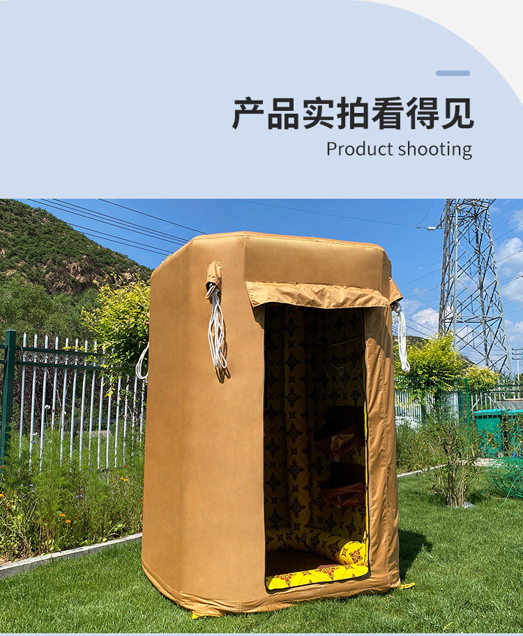 Middle East Inflatable Tent Outdoor Portable Mobile Toilet Tent Rainproof Dustproof Arabian Camping Tent