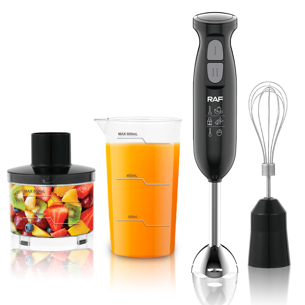 RAF EU Standard 4-in-1 Multifunctional Juicer Blender Egg Beater Meat Grinder Baby Food Handheld Kitchen Cooking Stick
