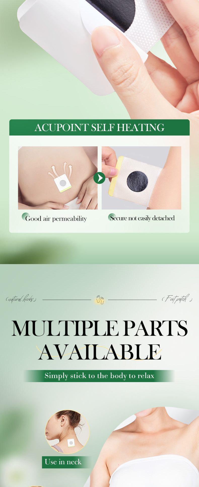 Cross-border Herbal Foot Acupoint Patch Help Sleep Body Soothing Acupoint Patch Export Manufacturer Wholesale