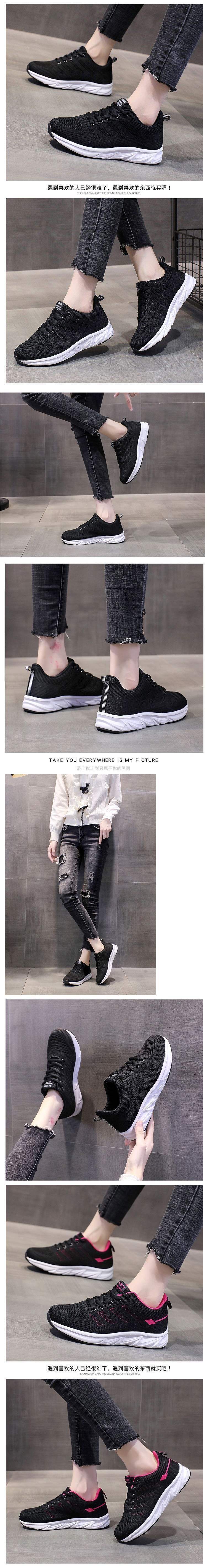 Women's Shoes2025New Spring Lightweight Mom Sports Shoes Shock Absorbing Running Shoes Black Soft Sole Long Standing Work Shoes