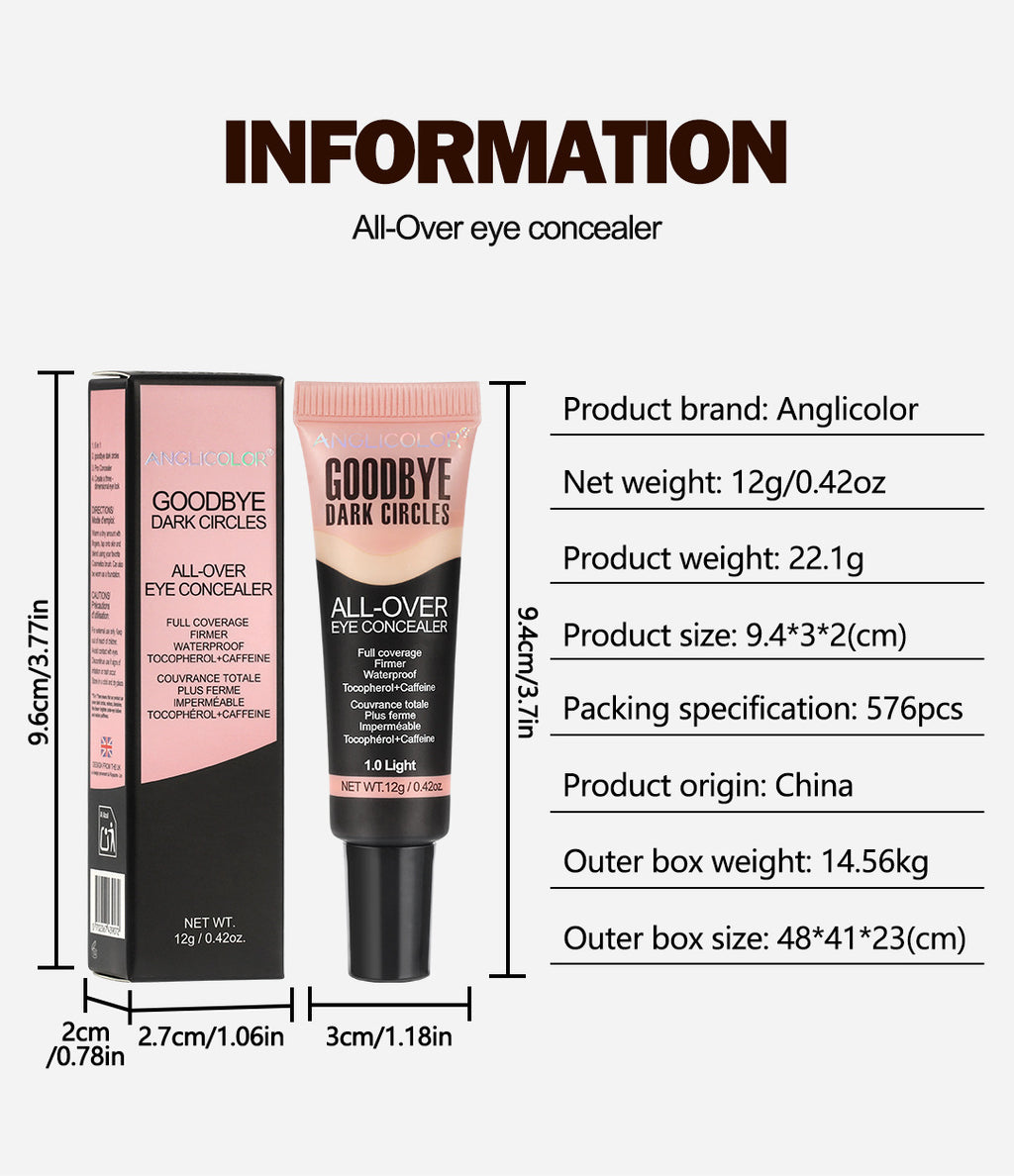 Face Spot Concealer Long-lasting Natural Tattoo Concealer Eye Body Concealer Liquid Wholesale