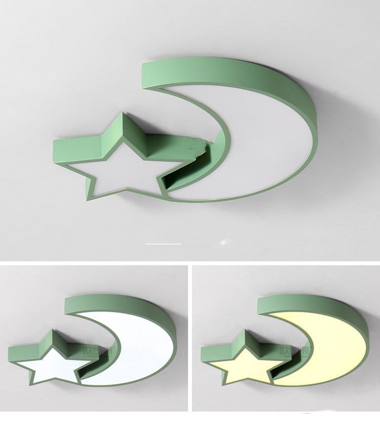 Macaron Children's Room Lighting Creative Boys and Girls Colorful Star Cloud Ceiling Light Kindergarten Bedroom Lamp