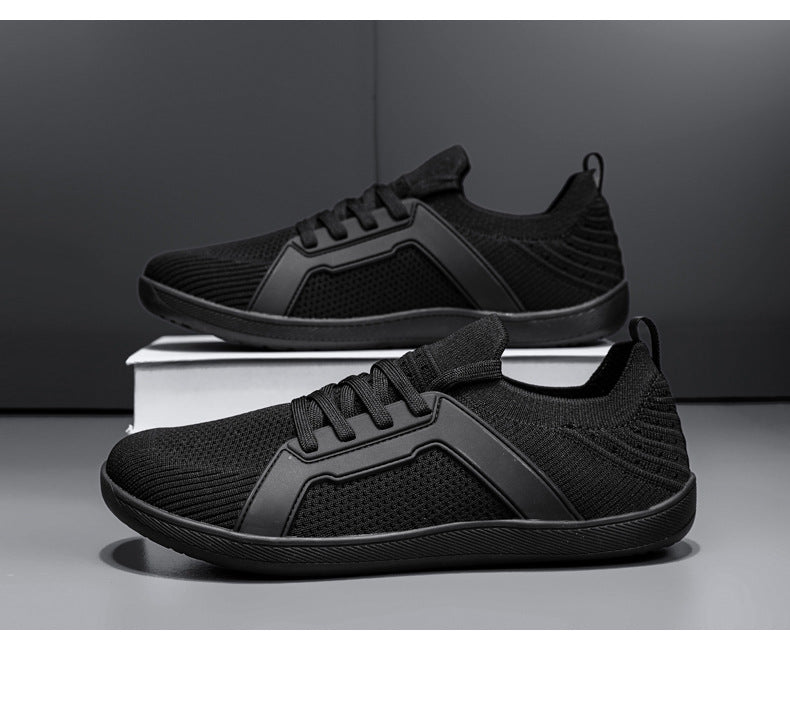 Wide Toe Large Size Lightweight Casual Shoes Hiking Fitness Cycling Running Shoes Soft Sole Breathable Sports Shoes