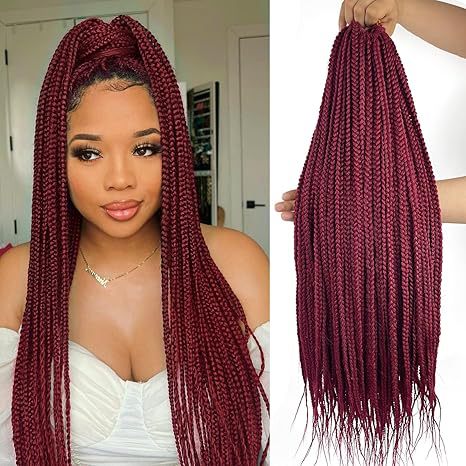 Cross-border Crochet Three-strand Braid Three strand braided synthetic hair extens