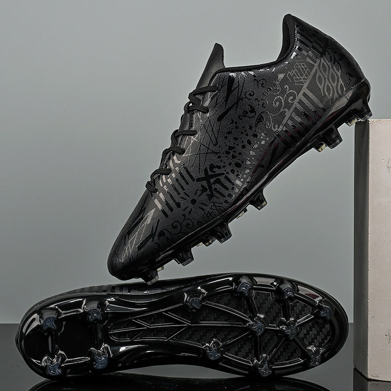 New Men's Football Shoes Low-Cut Long Spikes Broken Spikes Youth Student Professional Training Sports Shoes