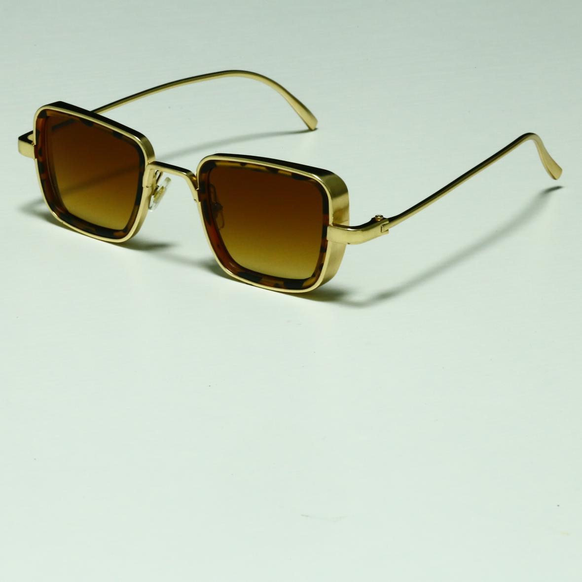 KABIR SINGH Steampunk Small Square Frame Sunglasses for Men High-end Indian Sunglasses Men's Glasses