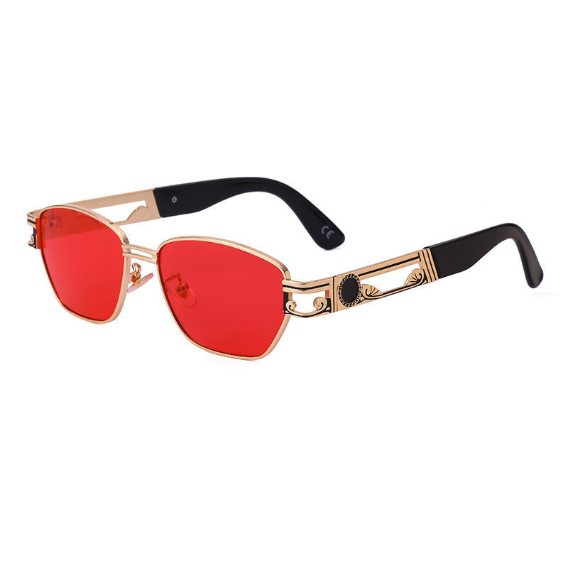2025Steampunk Sunglasses New Men's Trendy Fashion Retro Small Square Frame Sunglasses Men sunglasses