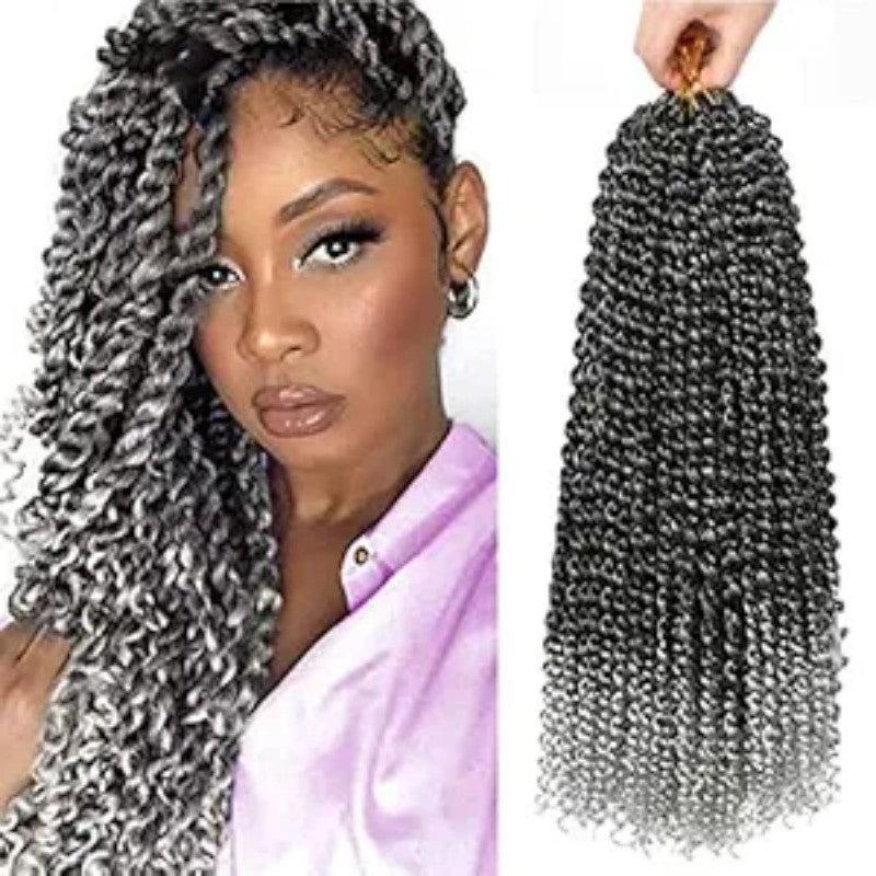 TEMU Hot Selling Cross-Border Export Crochet Hair Passion Water Ripple Curve15Crochet Hair Extensions African Wig Found