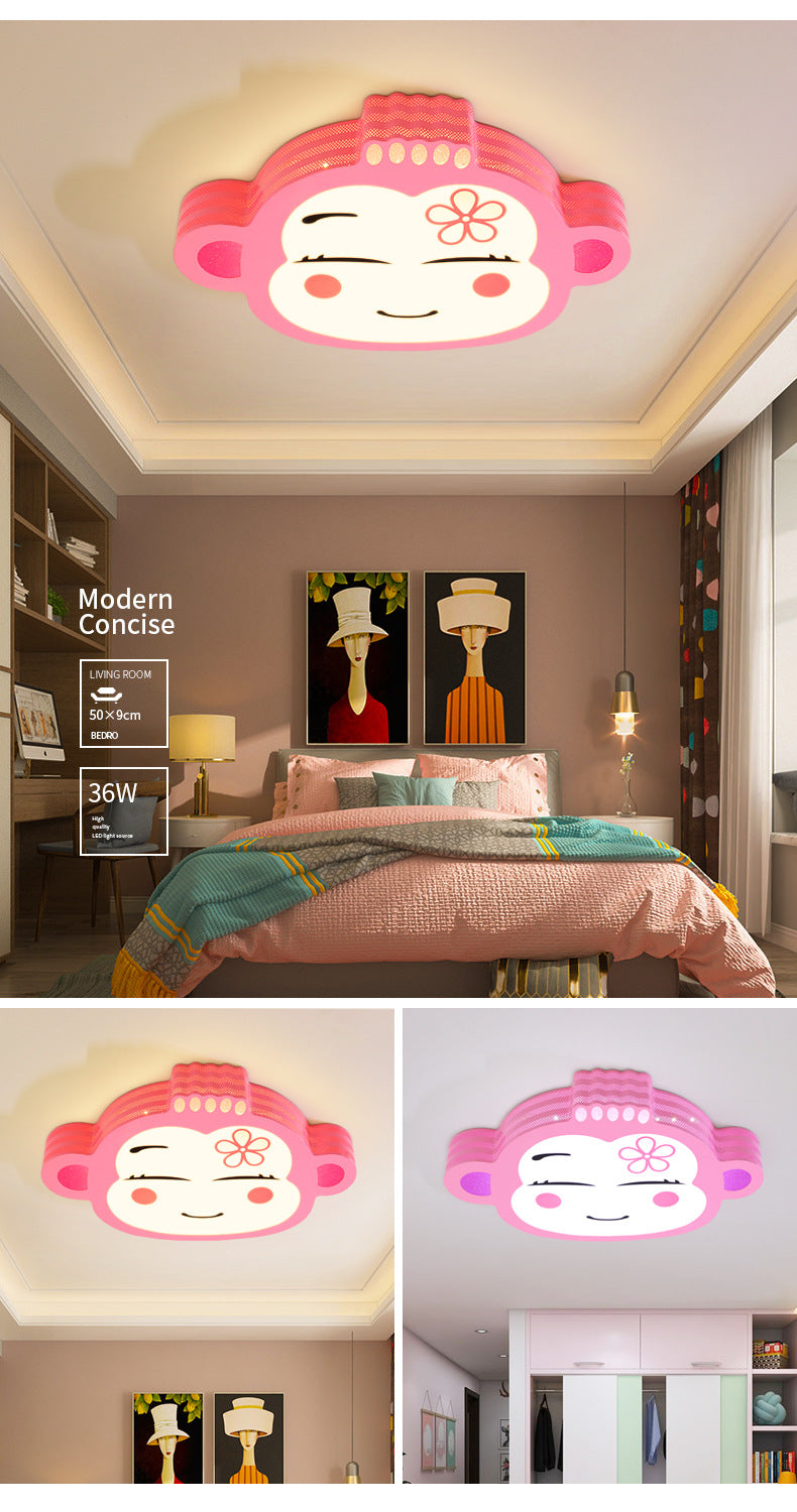 Creative Children's Lamp Bedroom lamp cartoon ceiling light modern minimalist LED Eye Protection Room Lamp Zhongshan Lighting Wholesale