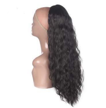 Drawstring Ponytail Wig European and American Style Corn Silk Net Wig Ponytail Water Wave ponytail hair Wig Detection