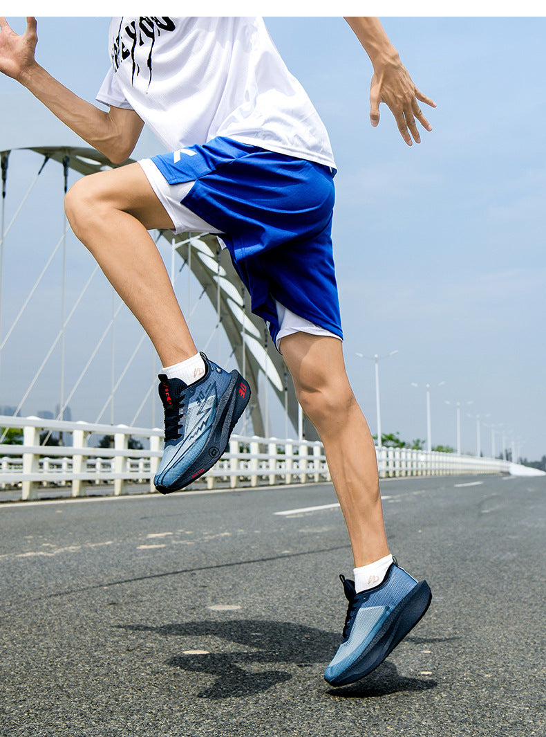 Summer New Hollow Breathable Lightweight Casual Sports Shoes with Super Soft Sole Carbon Plate Cushioning and Rebound for Fitness and Running