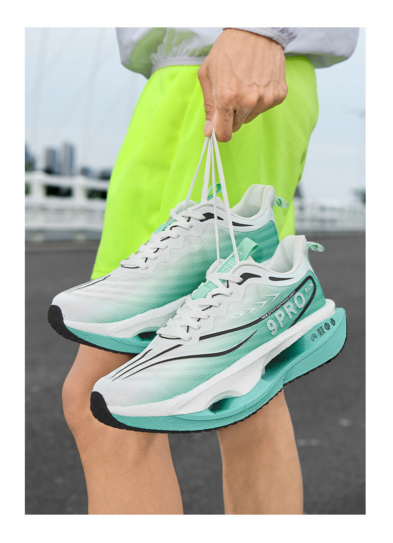 Summer Red Rabbit9PRO New Popcorn Carbon Plate Hollow Running Shoes Breathable Jacquard Comfortable Casual Sports Shoes