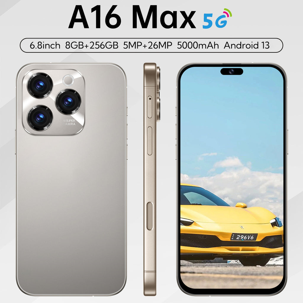 Hot selling product A16 Max Android Smartphone16+1T Factory Direct Sales Mobile Phone Available