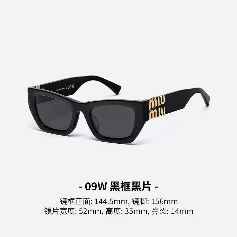 09w Sunglasses for Photos High-end UV Protection Outdoor Fashion Internet Celebrity Same Style Sunglasses Trendy ins