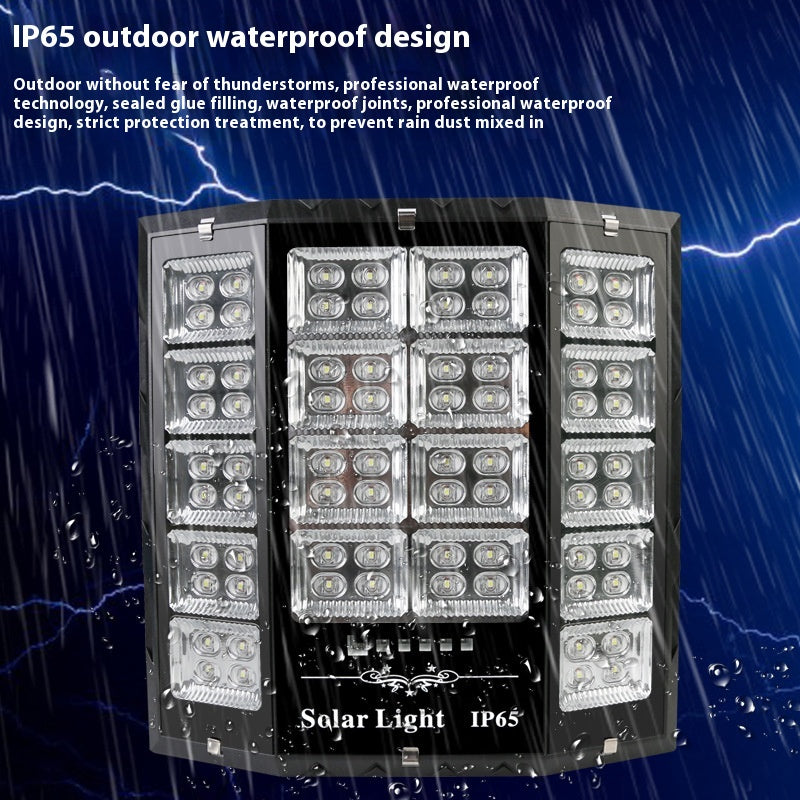 Wholesale New Solar Garden Lights for Rural Outdoor Rainproof ABS Body with LED Light Source IP65 Rating for Foreign Trade