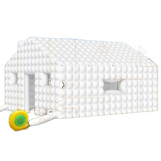 Hot-Selling Large Inflatable Tent Emergency Rescue Firefighting Inflatable Tent Catering Banquet Stadium Inflatable Shelter