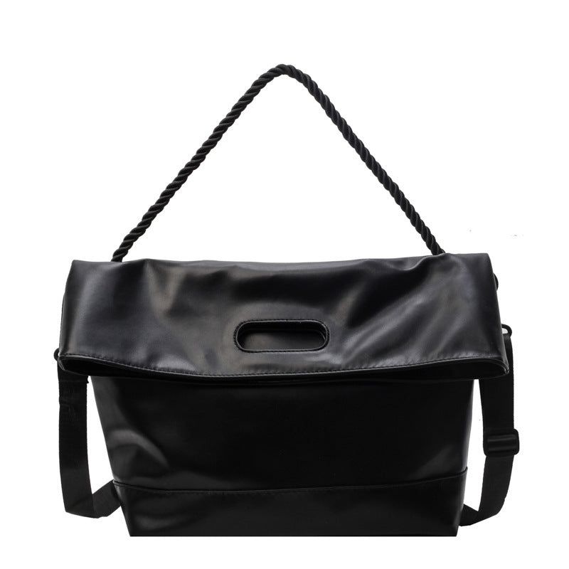 Fashion Women's Bag Spring New Soft Leather Ladies Bag Large Capacity Simple Commuter Student Shoulder Tote Bag