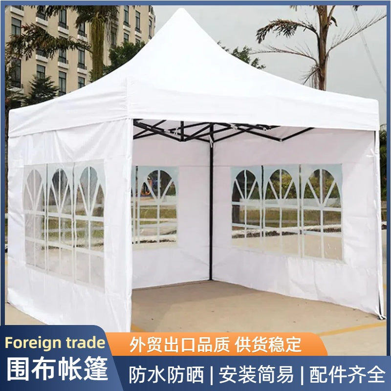 Custom  Fabric Tent Outdoor Camping Exhibition Promotion Tent Foreign Trade Folding Tent Wholesale