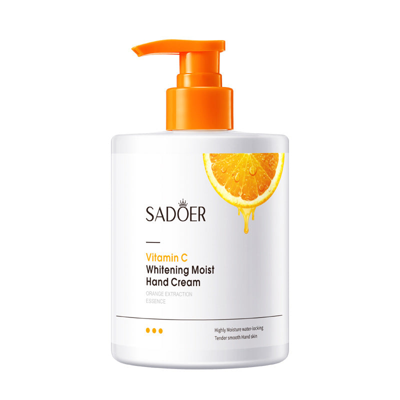 泵头护手霜450克 SADOER 维生素C芦荟美白大容量跨境批发