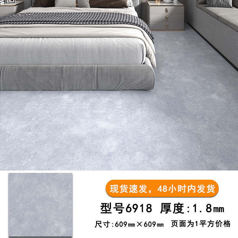 pvc Self-Adhesive Floor Stickers Imitation Tile Flooring Glue Commercial Wear-Resistant Thickened Waterproof Non-Slip Office Special Floor Vinyl