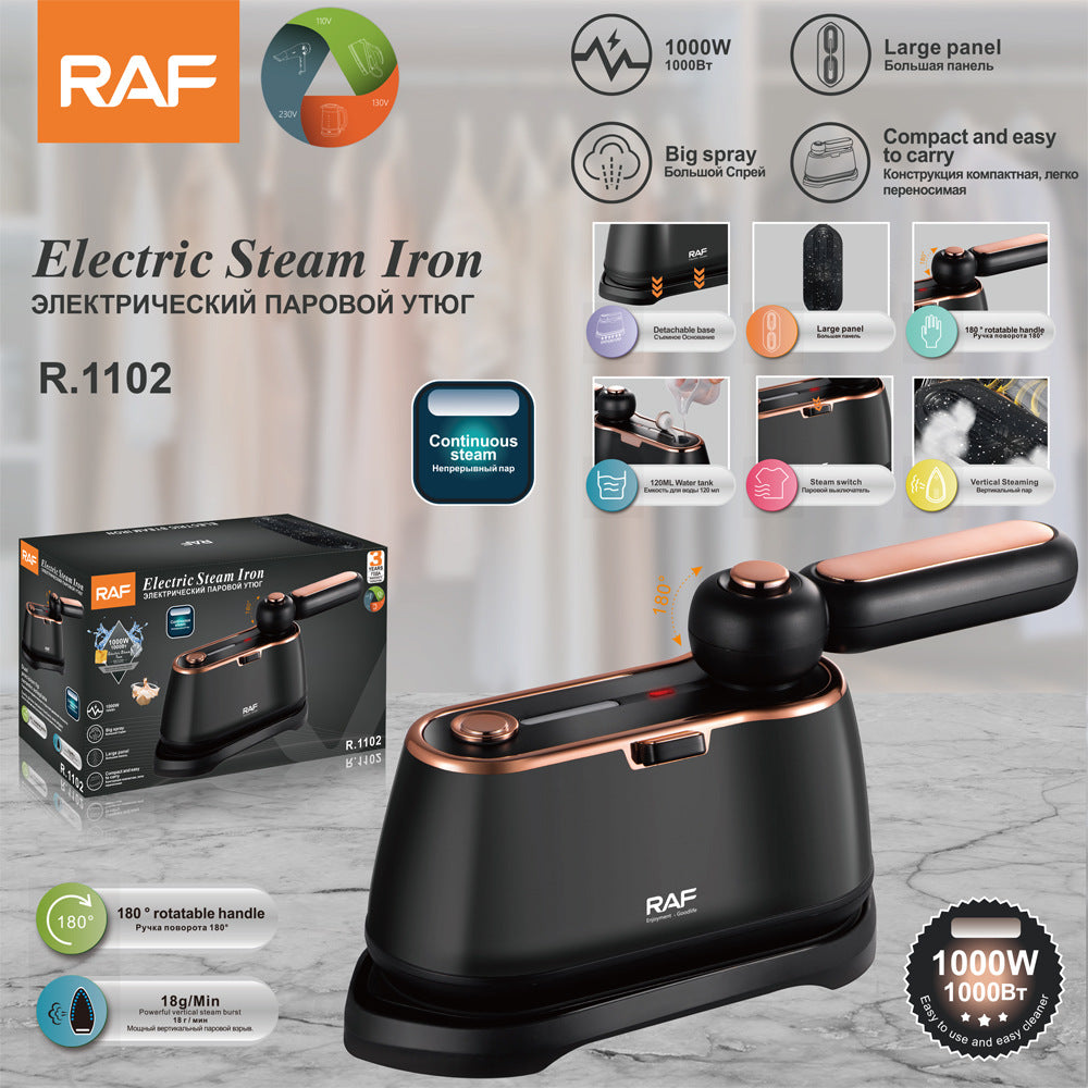 RAF EU Standard Home Business Travel Ironing Machine Mini Small Iron Handheld Steam Iron Portable Garment Steamer
