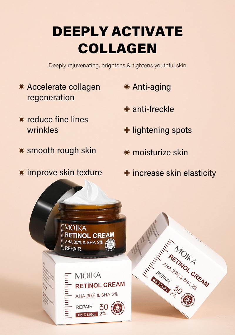 In Stock Double Tube Retinol Anti-Wrinkle Face Cream Eye Cream Skin Care Essence Eye Cream Stick Skincare Products