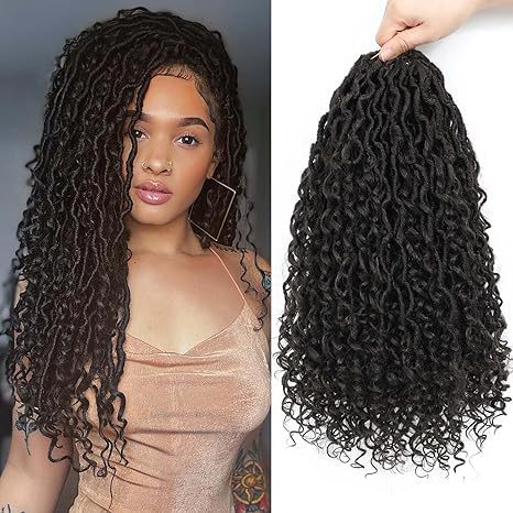 Cross-Border European and American New Hot-Selling Dreadlock Princess Wig Faux Goddess River Locs Dreadlock Wig