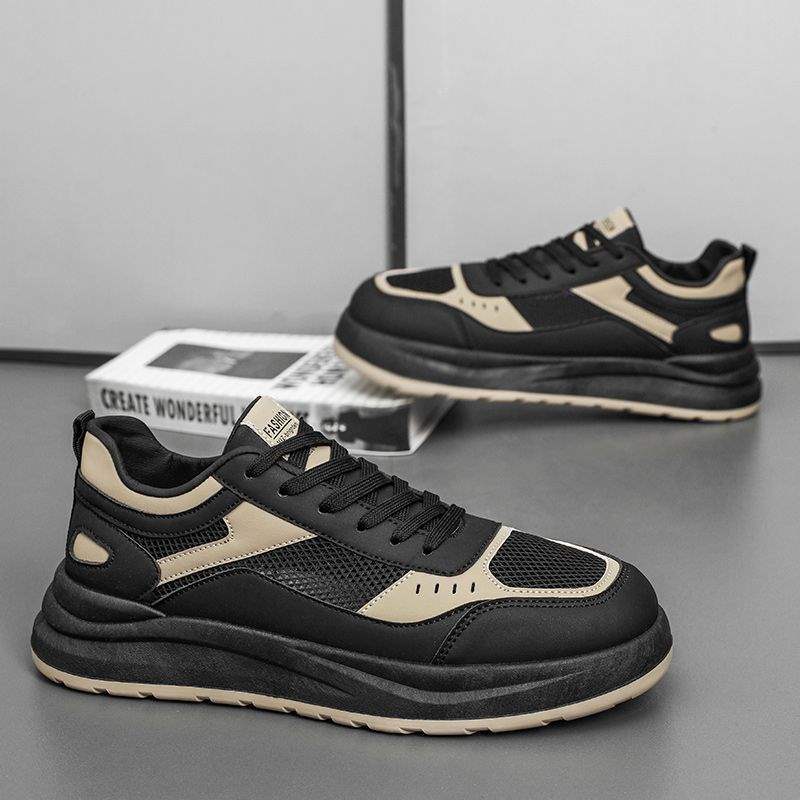 Men's Shoes2025New Summer Breathable Single Mesh Sneakers Men's Sports Casual Shoes Student Simple White Shoes Men's Style