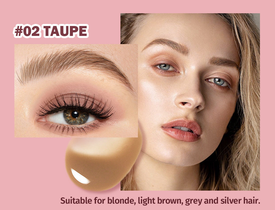 Hot-Selling Eyebrow Dye Cream Waterproof Smudge-Proof Large Brush Eyebrow Cream Long-Lasting Color No Smudging Natural Eyebrows