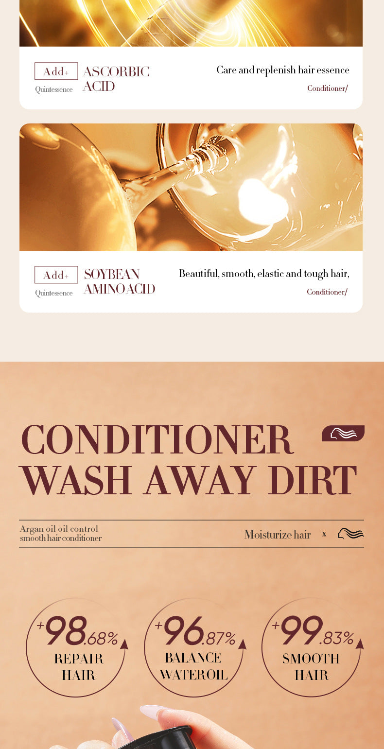 Full English Nut Oil Shampoo SADOER Clean, fluffy, refreshing, moisturizing hair conditioner  wholesale