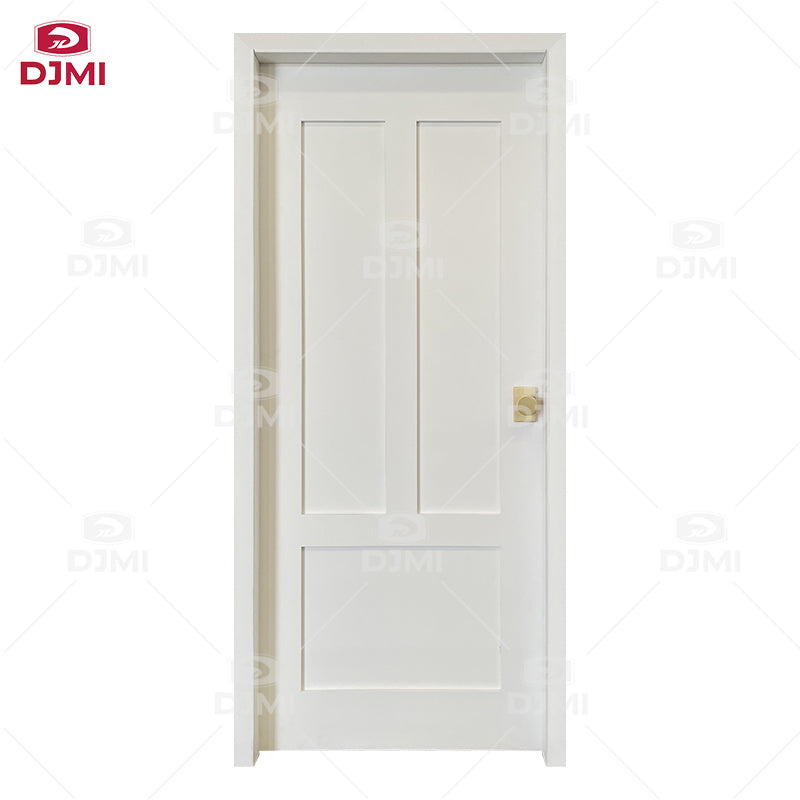 Factory Wholesale Cheap Interior Flat Door Panel Molded MDF Hollow Core 2 Panel Shaker Interior Doors