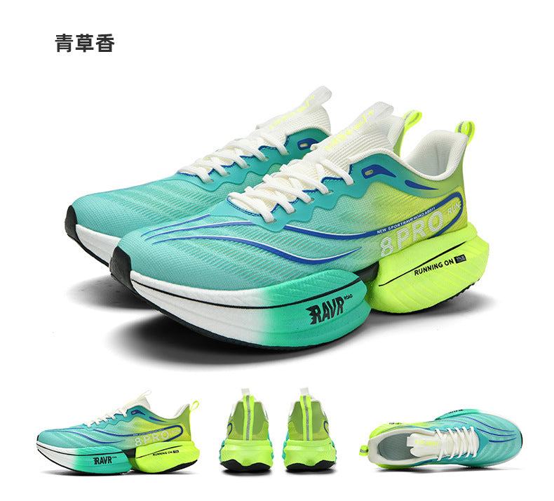 Red Rabbit8pro Carbon Plate Running Shoes Autumn Mesh Ultra-light Breathable Sports Shoes Men and Women Couples All-match Casual Running Shoes