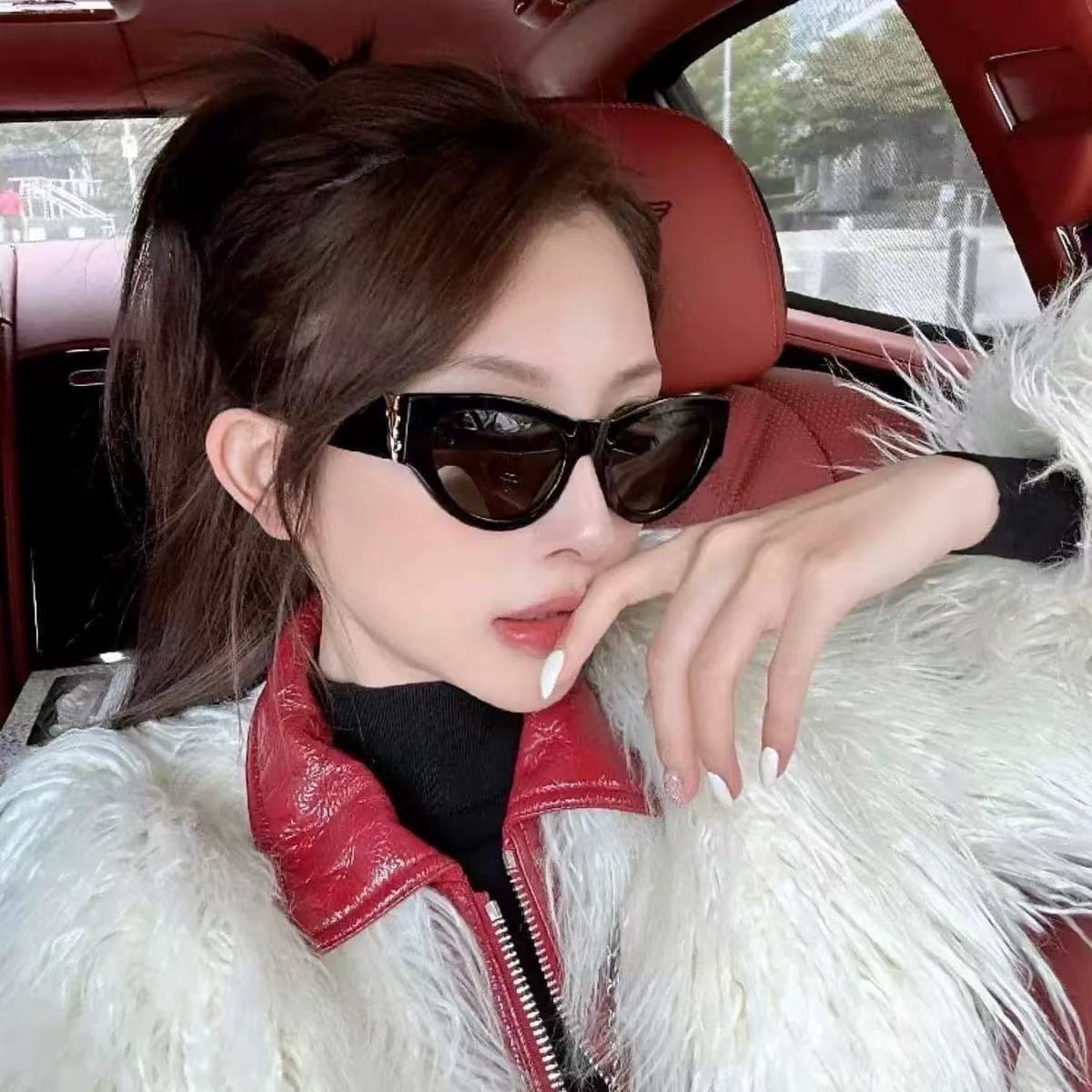 Latest YS Cat Eye Yangshulin Luxury Brand Men's and Women's Sunglasses High-Quality Gradient Color Hot-Selling Sunglasses