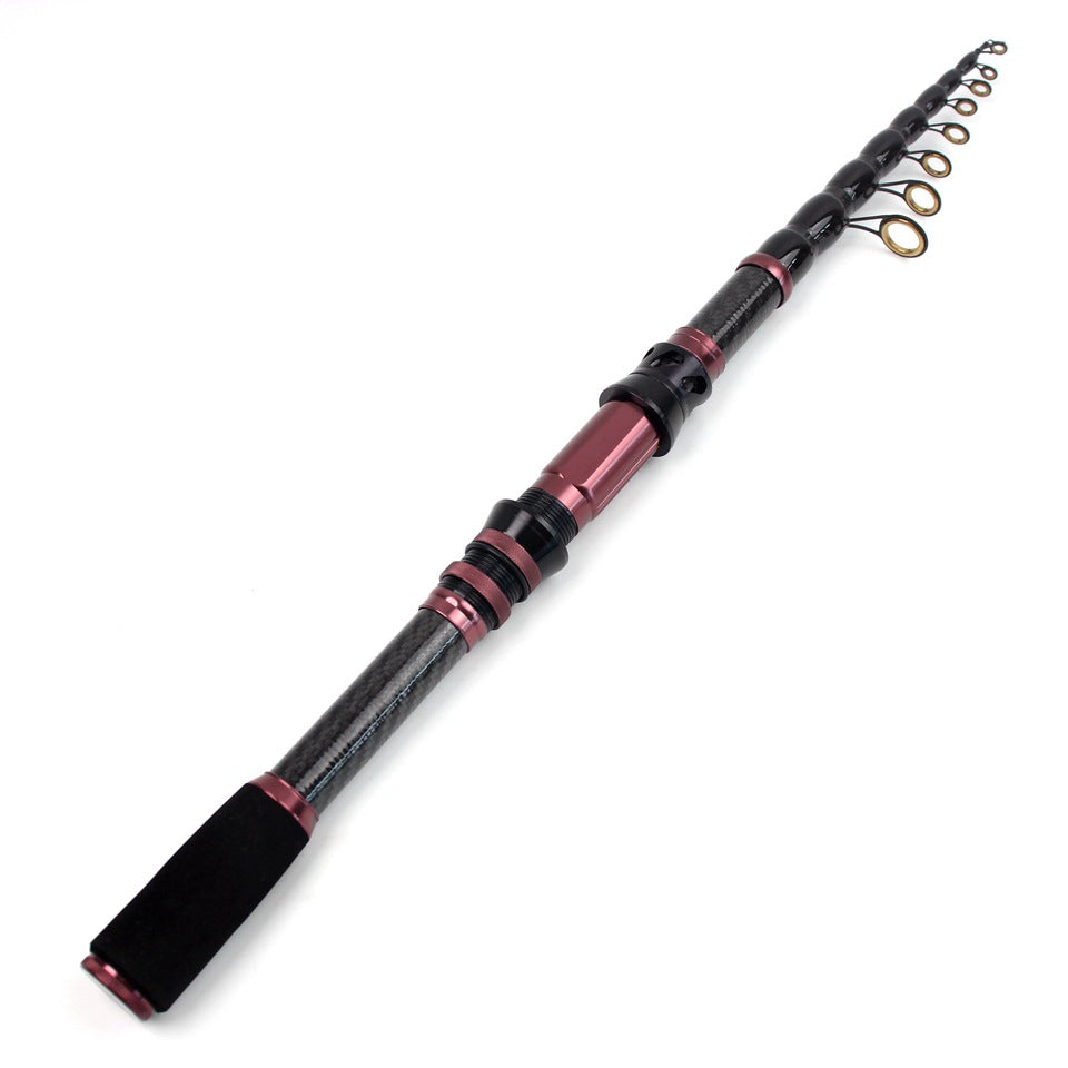 New Ultra Short Sea Rod Carbon High Quality Portable Fishing Rod Retractable Lure Casting Rod Fishing Gear Manufacturer Wholesale