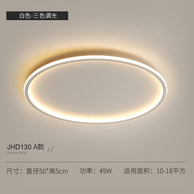 New Slim Fit LED Ceiling Lamp Creative Super Bright Modern Minimalist Bedroom Lamp Round Children's Room Study Lighting