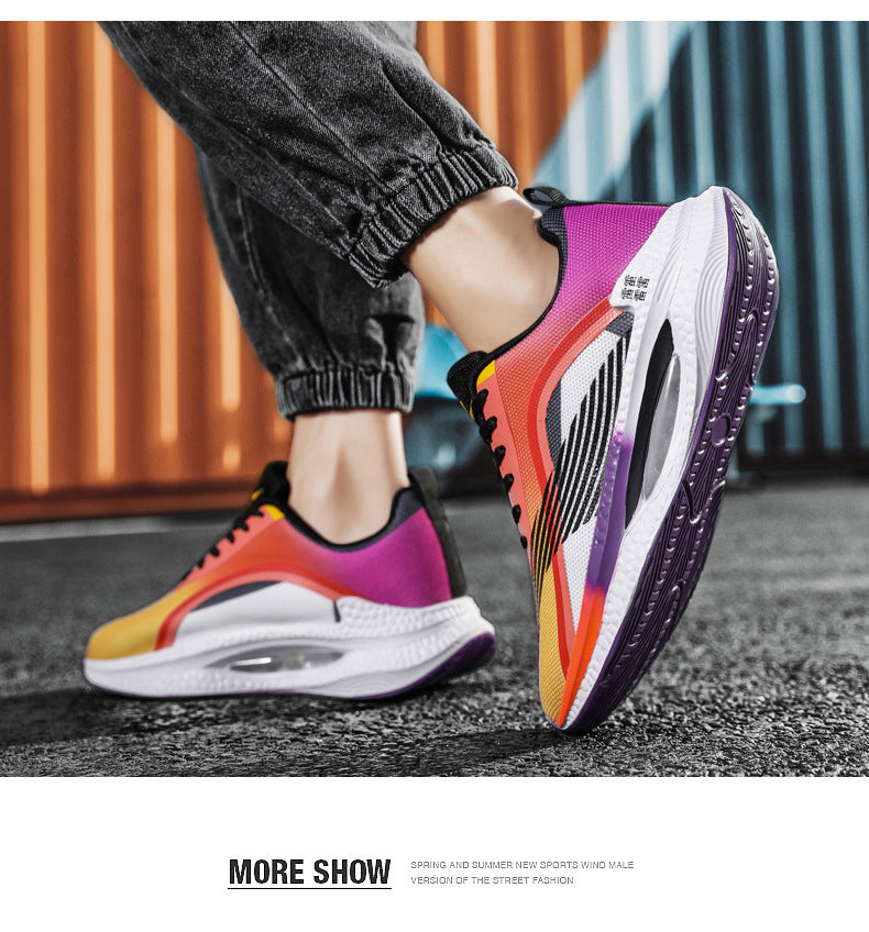 2025Spring Sports Shoes Jueying Men's Casual Mesh Breathable Cushion Rebound Lightweight Running Shoes Breathable Comfortable