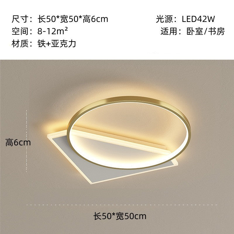 2025New Simple Modern Style led Ceiling Lamp Round Room Light Fixture Nordic Style Master Bedroom Dining Room Home Light Fixture