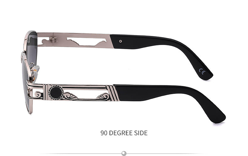 2025Steampunk Sunglasses New Men's Trendy Fashion Retro Small Square Frame Sunglasses Men sunglasses