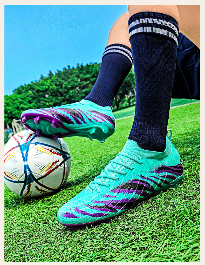 Large Size Authentic Low-Top Soccer Shoes New Wholesale Men's Training Shoes Student Soccer Shoes Spike Shoes Women's