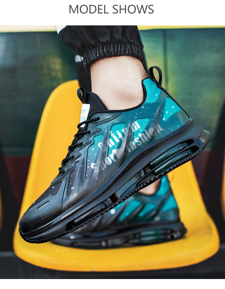 2025Summer New Fashion Luminous Trendy Shoes Casual Breathable Comfortable Men's Shoes Non-Slip Wear-Resistant Sports Running Shoes