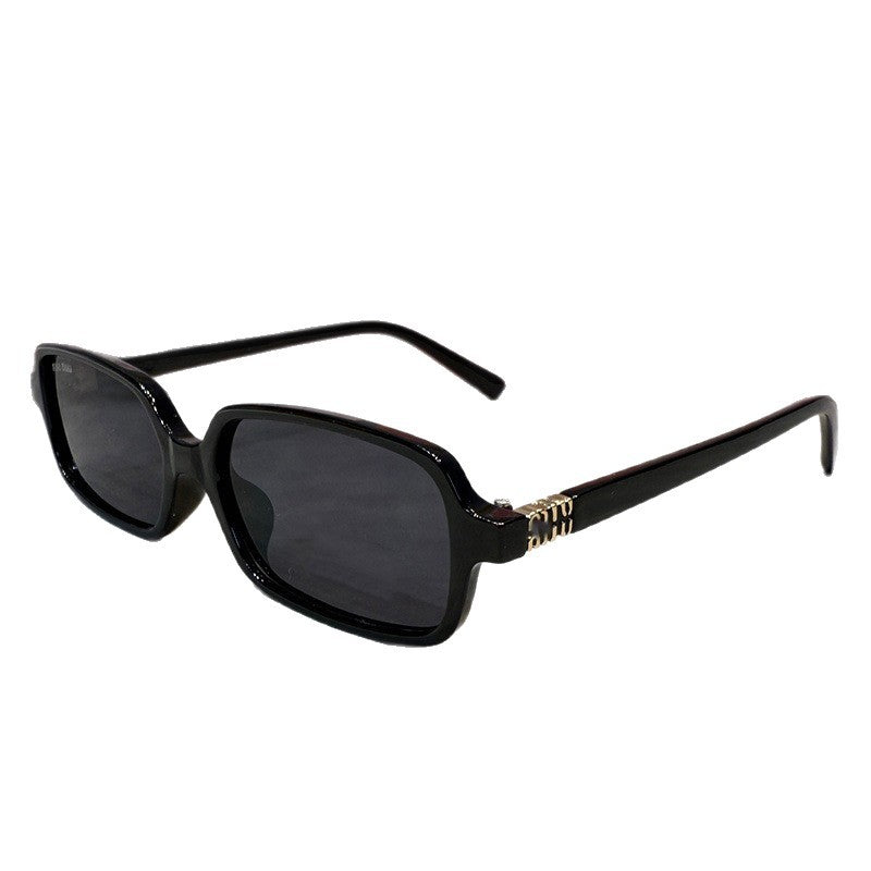 New miu Women's Sunglasses High-end Tortoiseshell Bookworm Sunscreen Sunglasses Wholesale Outdoor Street Photography Travel Glasses