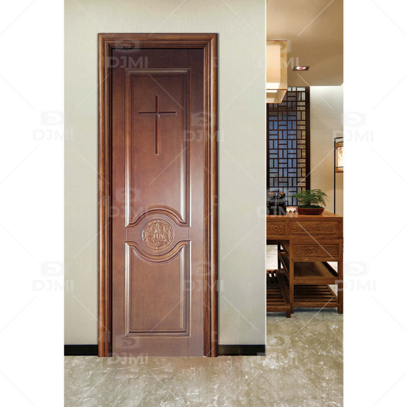 DJMI High Quality Customized Design Solid Wood Door for Entrance Door From China Manufacture Supplier