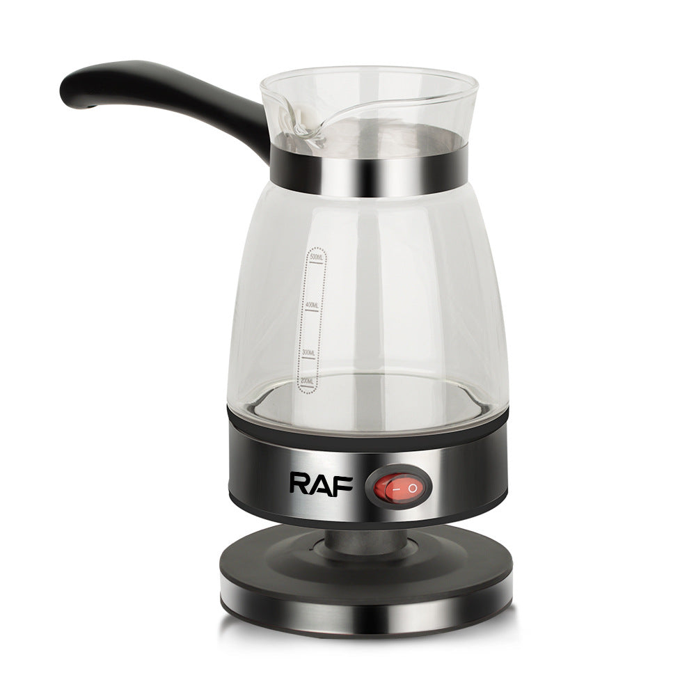 RAF New European Standard Electric Coffee Kettle Water Kettle Heating Transparent Kettle