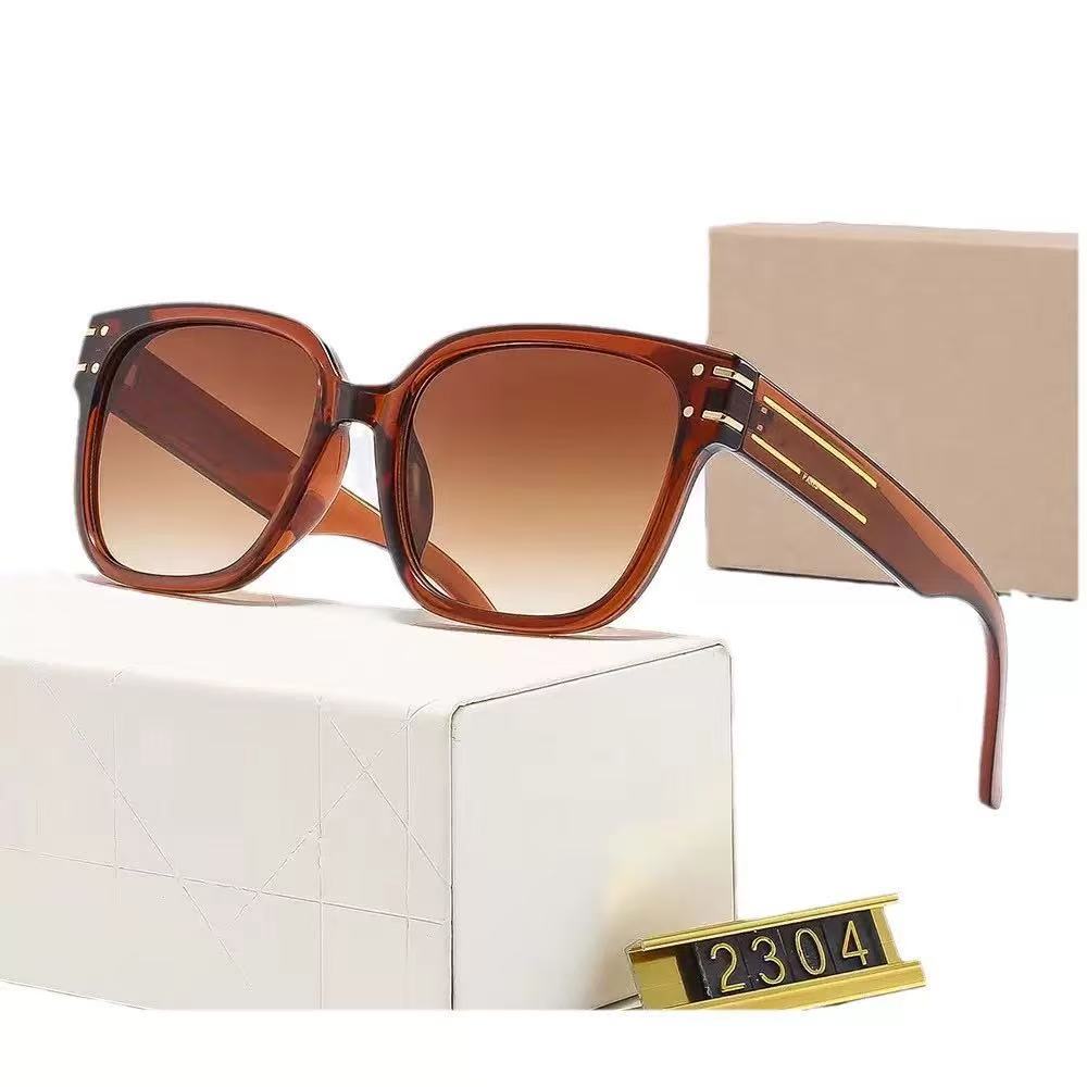 New Internet Celebrity Women's Sunglasses D2304Men's Fashion European and American UV Protection Sunglasses Wholesale
