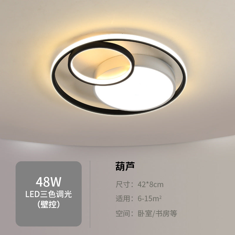 Simple Round Bedroom Light LED Ceiling Lamp Modern Home Warm Restaurant Nordic Creative Personality Room Lighting